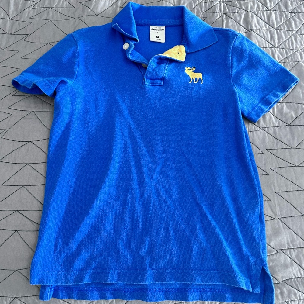 Abercrombie & Fitch kids boys polo shirt size medium